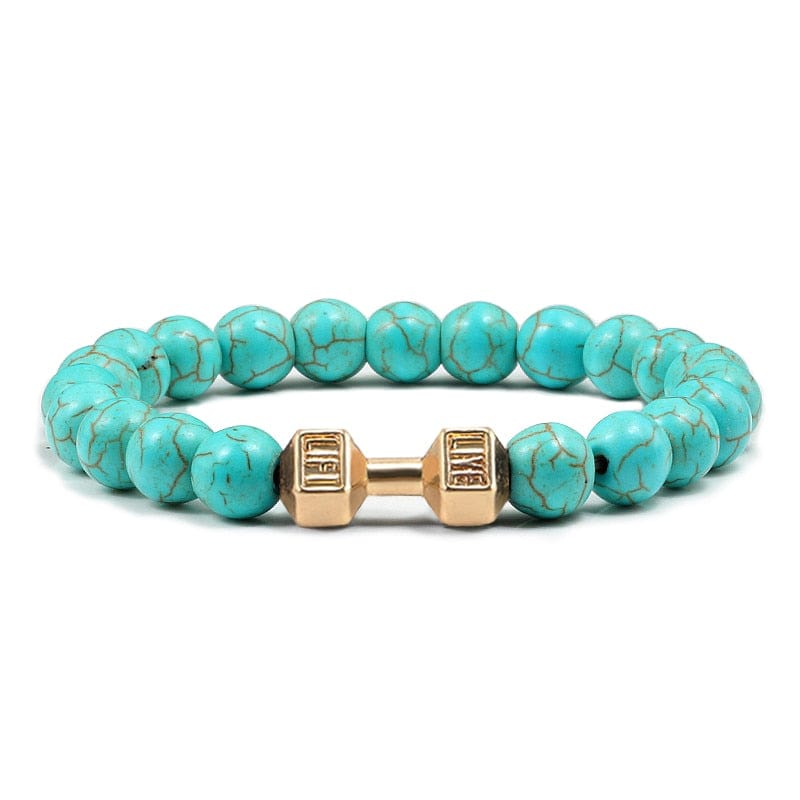 Live to lift beaded bracelet - ALLRJ