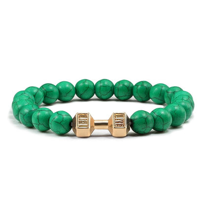 Live to lift beaded bracelet - ALLRJ