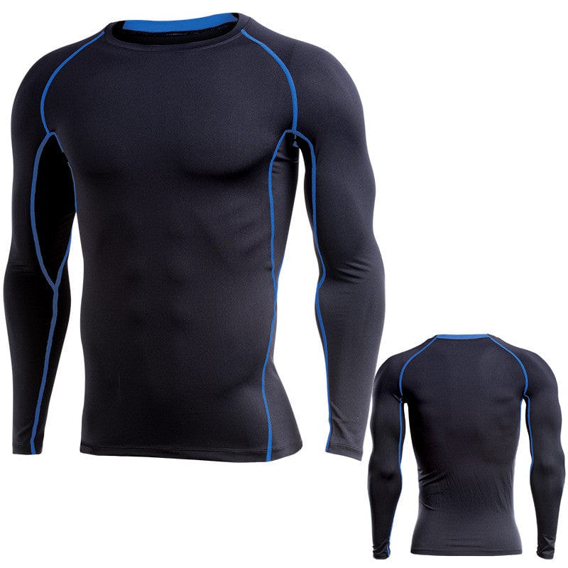 Long - sleeve quick - drying compression shirt - ALLRJ