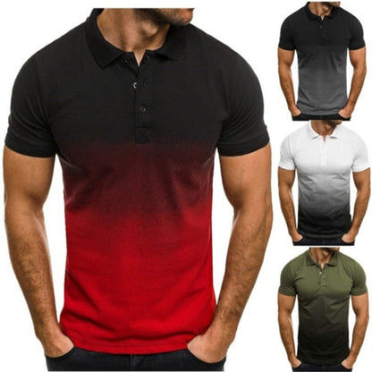 Men's Gradient Polo Shirt - ALLRJ