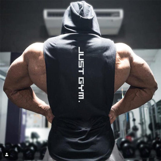 Men’s just Gym sleeveless hoodie - ALLRJ