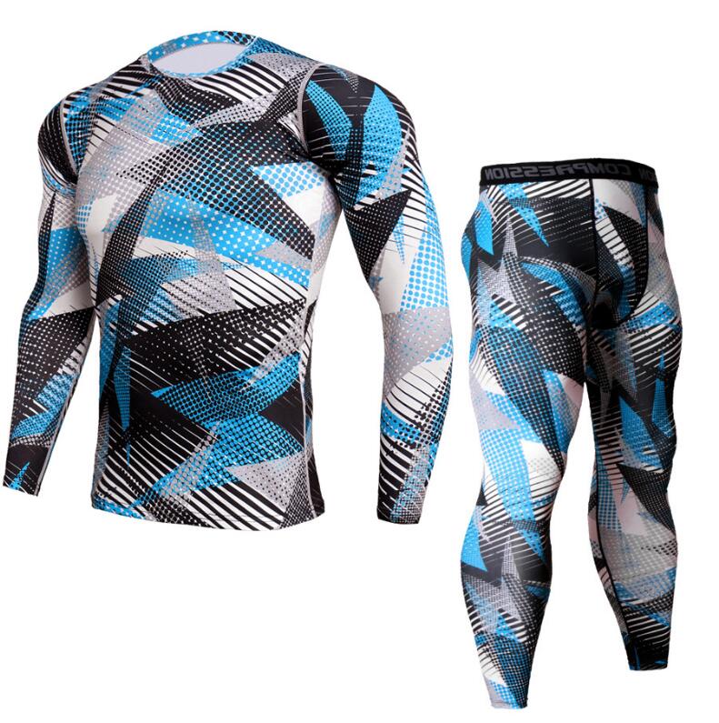 Mens legging & Long sleeve T Shirt Set - ALLRJ