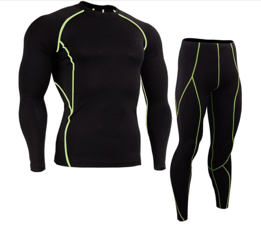 Mens legging & Long sleeve T Shirt Set - ALLRJ