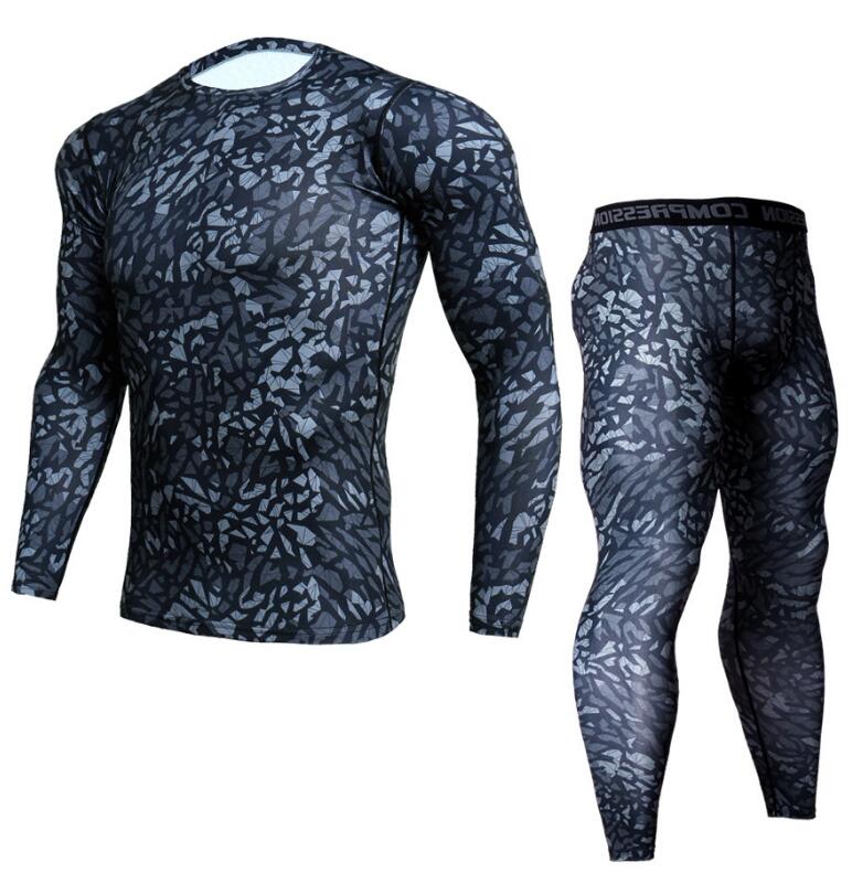 Mens legging & Long sleeve T Shirt Set - ALLRJ