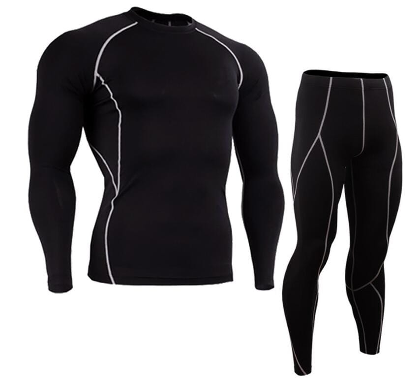 Mens legging & Long sleeve T Shirt Set - ALLRJ