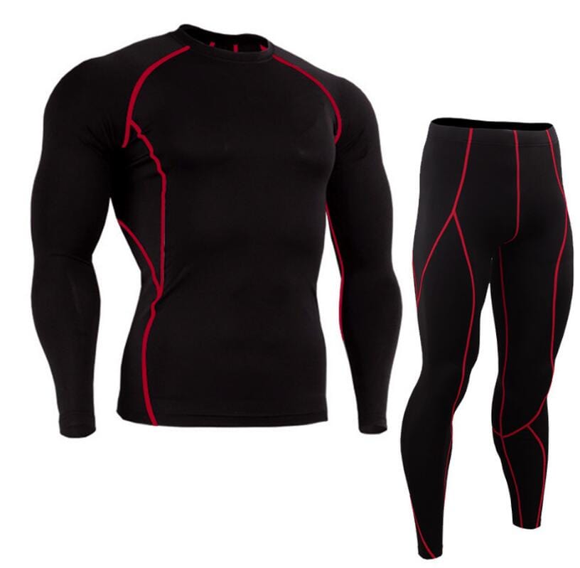 Mens legging & Long sleeve T Shirt Set - ALLRJ