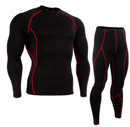 Mens legging & Long sleeve T Shirt Set - ALLRJ