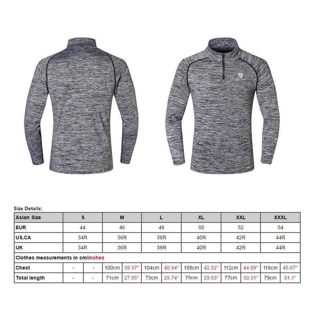 Men's Lightweight Long Sleeve Sports Pullover - ALLRJ