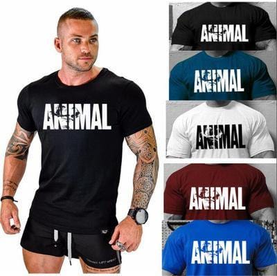 Men's old school animal training shirt - ALLRJ