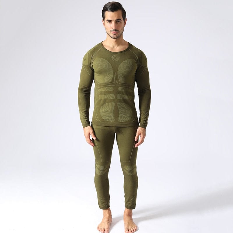 Men’s Split Joint Long Sleeve Two Piece set - ALLRJ
