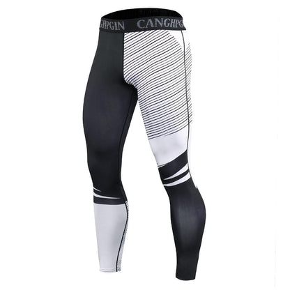 Mens tactical muscle compression legging - ALLRJ