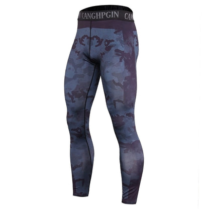 Mens tactical muscle compression legging - ALLRJ