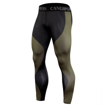 Mens tactical muscle compression legging - ALLRJ