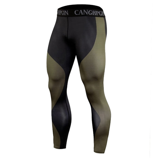 Mens tactical muscle compression legging - ALLRJ