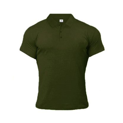 Men's thiery muscle polo - ALLRJ