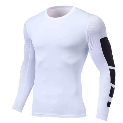 Men's Two - piece tights and long sleeve compression suit - ALLRJ