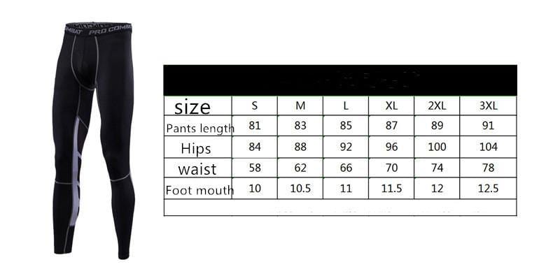 Men's Two - piece tights and long sleeve compression suit - ALLRJ