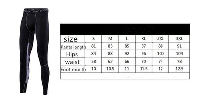 Men's Two - piece tights and long sleeve compression suit - ALLRJ