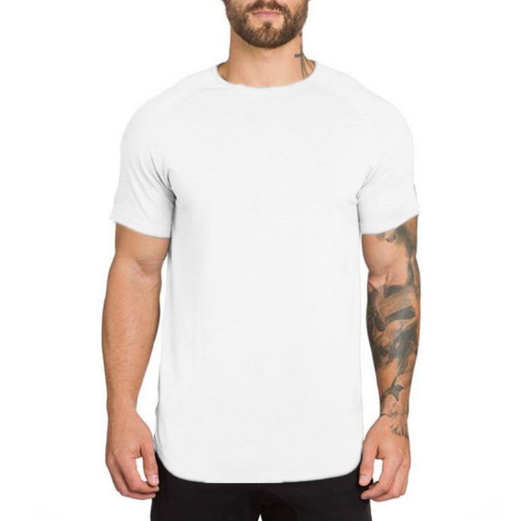 Muscle Fit Henley Gym Shirt - ALLRJ