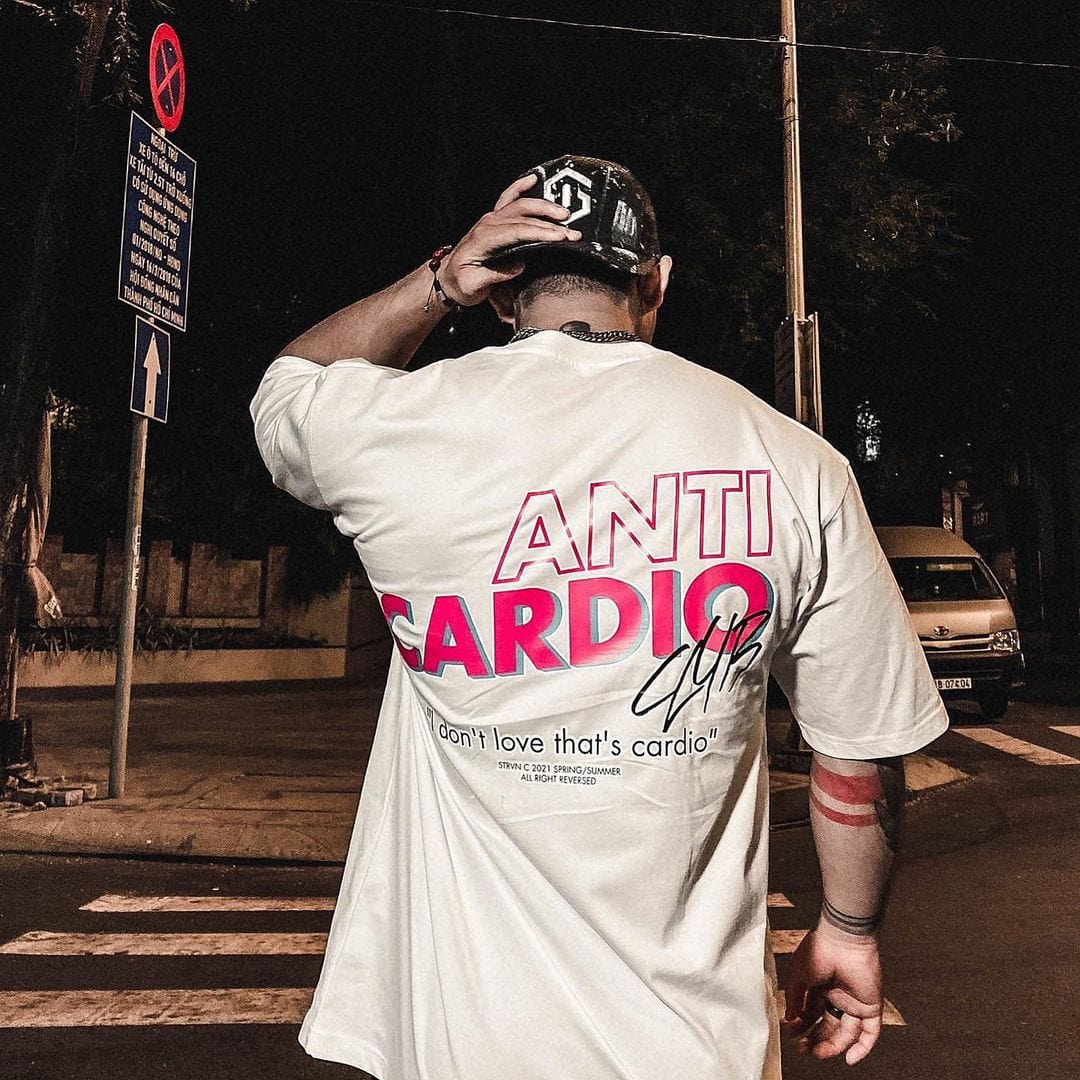No Cardio club t-shirt - ALLRJ
