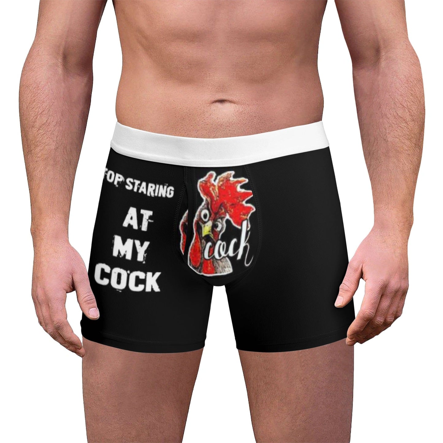 popcustoms Men's Funny Boxer Briefs