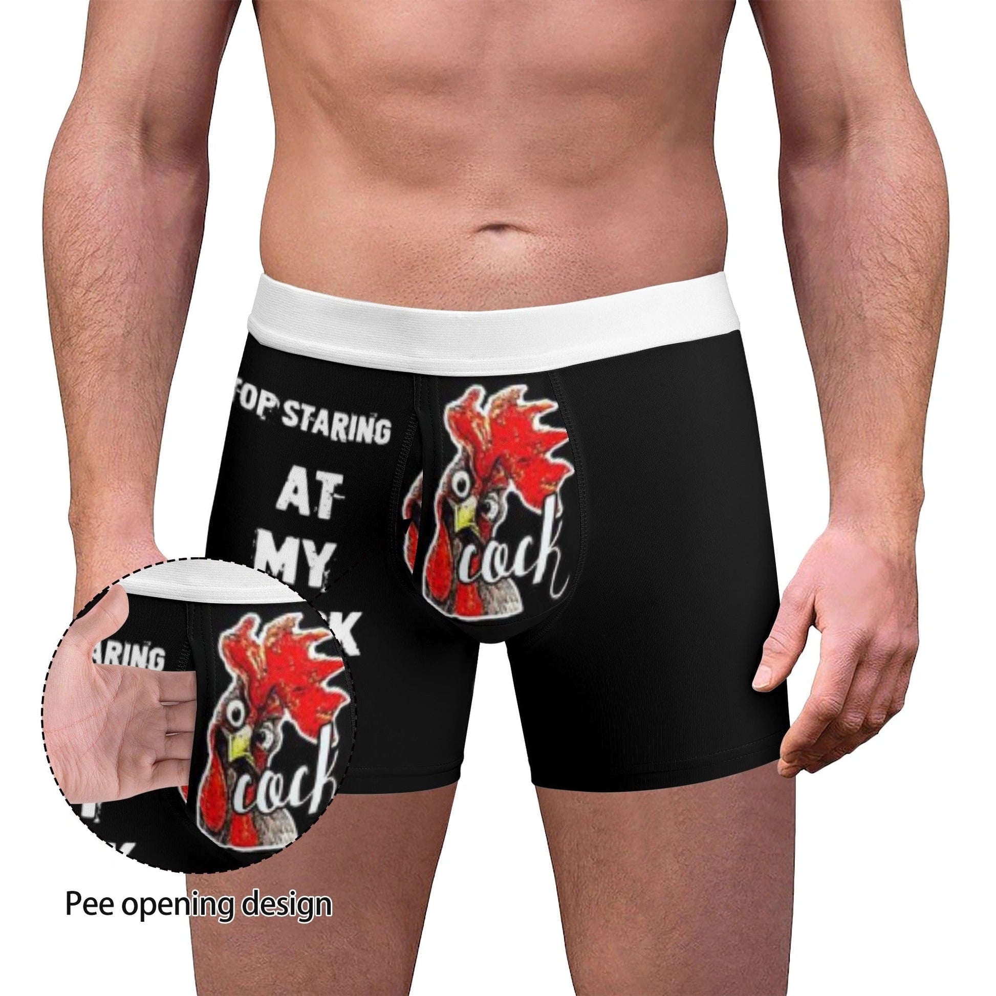 popcustoms Men's Funny Boxer Briefs