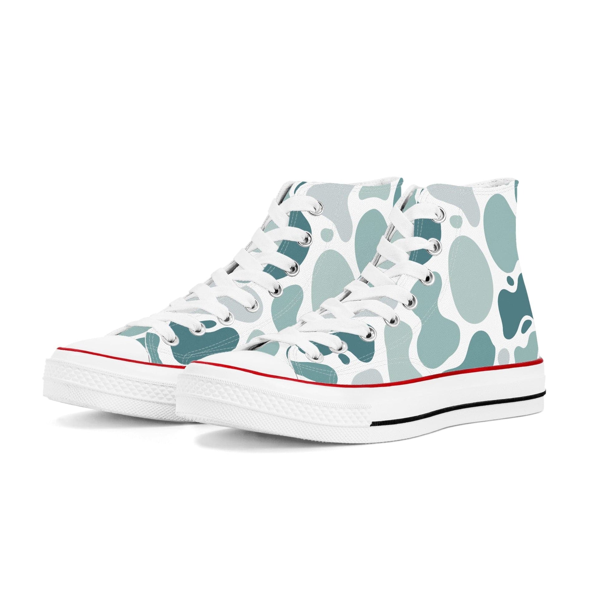 popcustoms White / US5 (EU38) Allrj Squat Canvas Sneakers