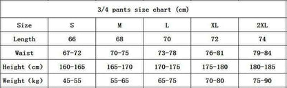 Pro Compression 3/4 Fitness Tights - ALLRJ