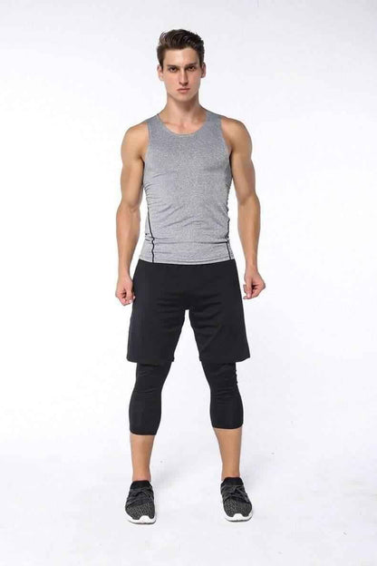 Pro Compression 3/4 Fitness Tights - ALLRJ