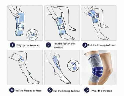 Pro Nylon Silicon Knee Sleeves - ALLRJ