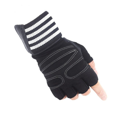 Pro series lift strong gloves with wrist wraps. - ALLRJ