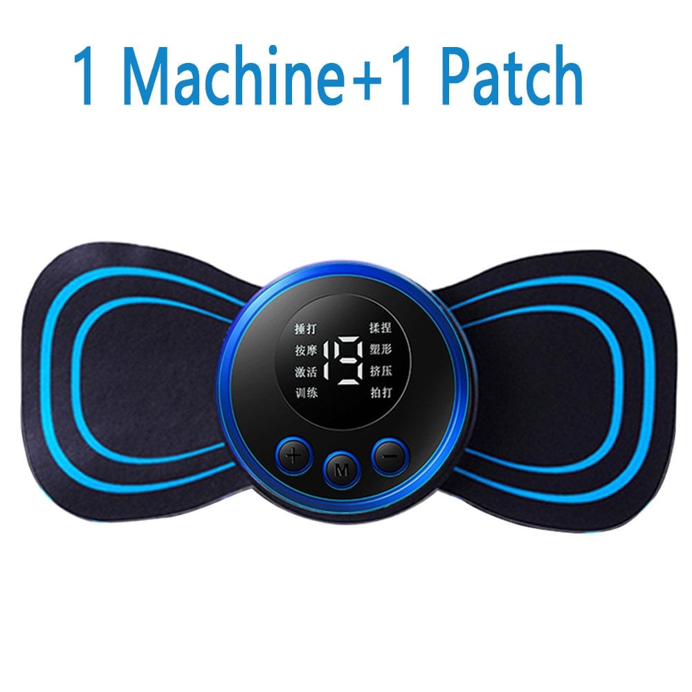 LCD Display EMS Muscle Stimulator 1 Machine 1 Patch