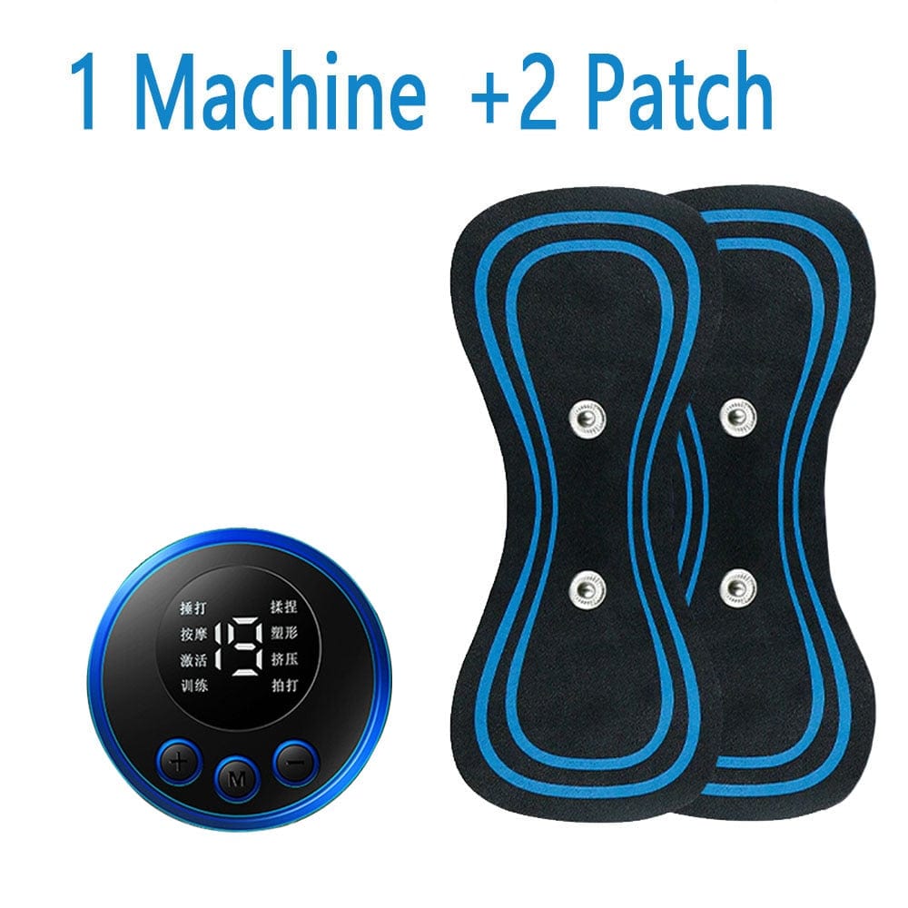 LCD Display EMS Muscle Stimulator 1 Machine 2 Patch