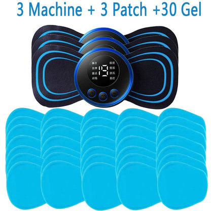 LCD Display EMS Muscle Stimulator 3PC Ma and 30 Gel