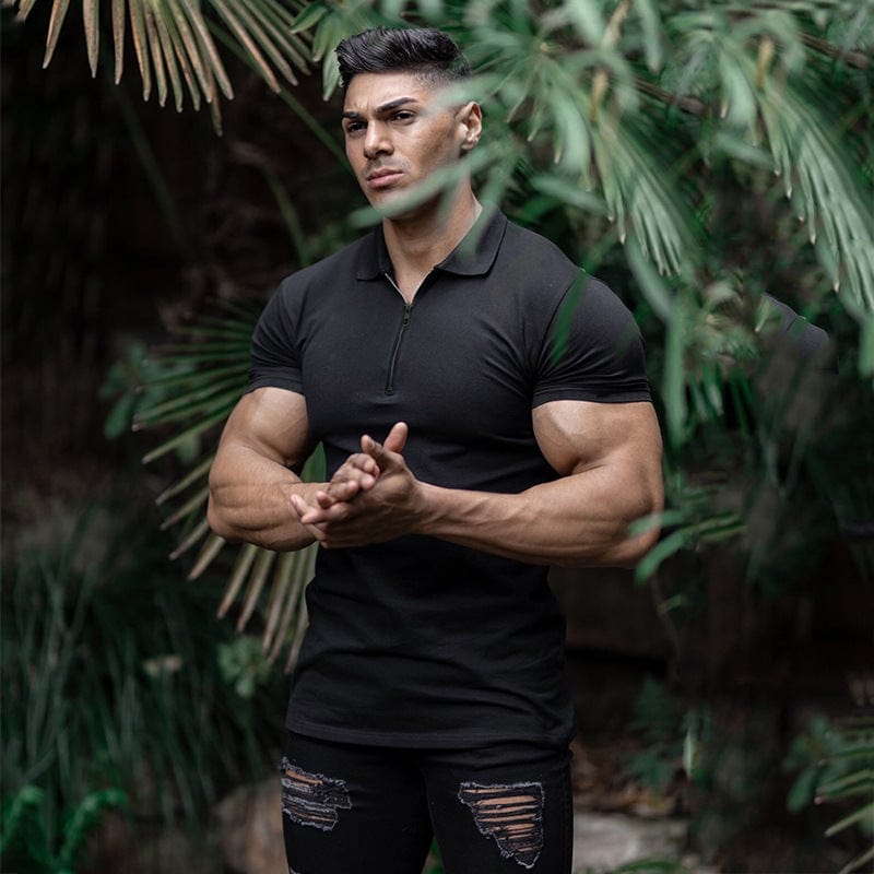 teelaunch Polo Men's short sleeve fitness polo shirt