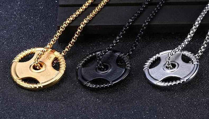 The Plate of Zeus Titanium Necklace - ALLRJ