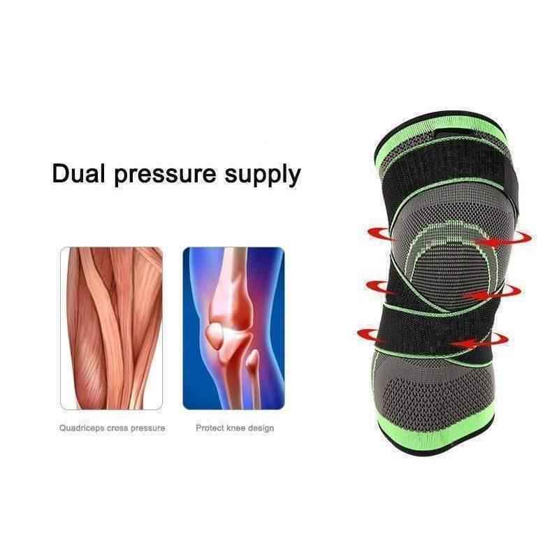 Unisex 3D X Knee Pad - Sports knee pad with 3D Weaving tech - ALLRJ