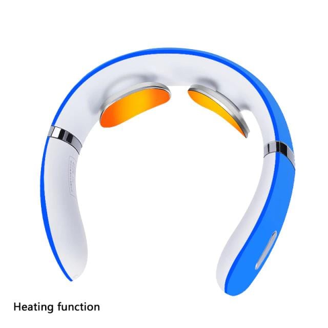 Allrj Smart Electric Neck Massager Heating blue
