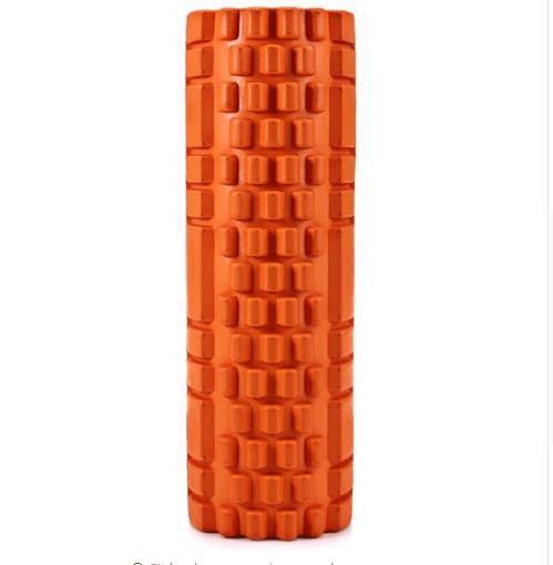 Yoga Foam Roller - The Best Floating Trigger Point Massage Therapy Roller orange