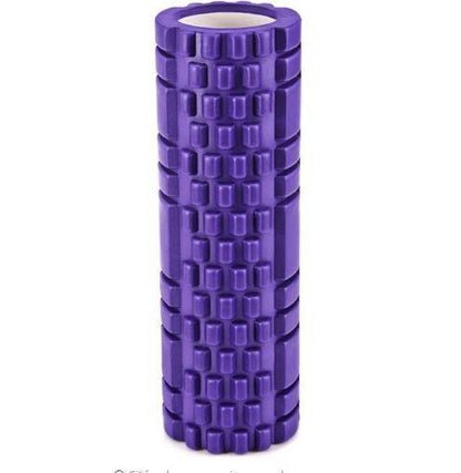 Yoga Foam Roller - The Best Floating Trigger Point Massage Therapy Roller purple