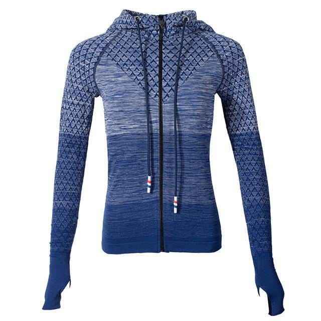 Women's Hooded Yoga Sports Jacket - ALLRJ