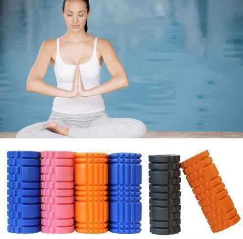 Yoga Foam Roller - The Best Floating Trigger Point Massage Therapy Roller - ALLRJ